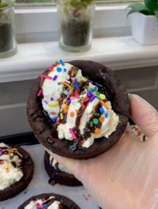 Brownie Sundae Cookies