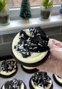 Chocolate Bark New Years Cookies