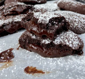 Molten Lava Cake Cookies