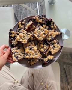 Lemon Blueberry Shortbread Bars