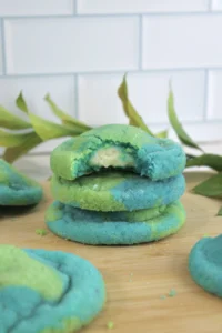 Marshmallow Cheesecake Cookies (Earth Day)