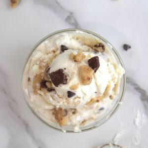 Homemade Cookie Dough Ice-cream