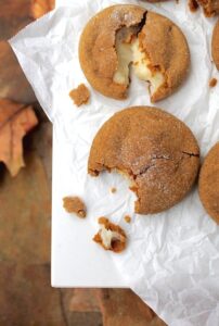 Gingerbread Cheesecake Cookies