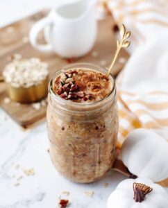Pumpkin Bread Overnight Oats