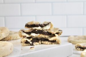 Brownie Stuffed New Year’s Cookies